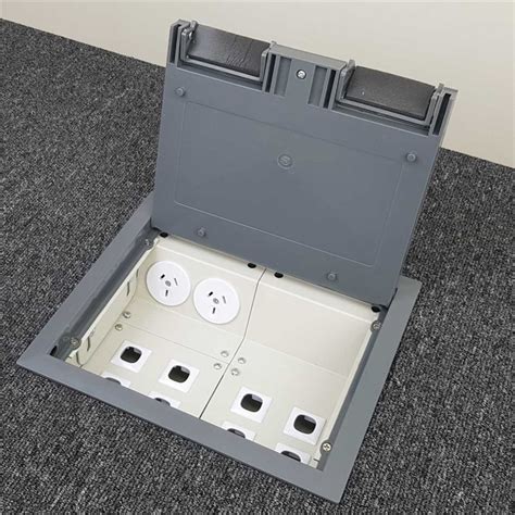 recessed stainless steel floor box|recessed electrical floor boxes.